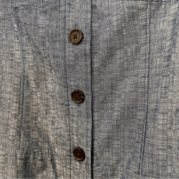 NWT Derek Lam for Design Nation Chambray Button Front Jumper Dress 6 - Picture 10 of 10